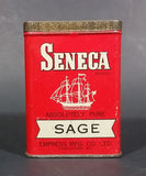 1940s Empress Seneca Brand Sage Tin (Still has Sage) - Treasure Valley Antiques & Collectibles