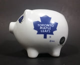 Toronto Maple Leafs NHL Ice Hockey White Ceramic Piggy Coin Bank - Official NHL Product - Treasure Valley Antiques & Collectibles