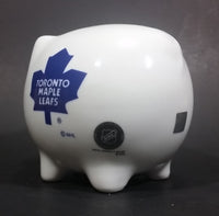 Toronto Maple Leafs NHL Ice Hockey White Ceramic Piggy Coin Bank - Official NHL Product - Treasure Valley Antiques & Collectibles