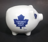 Toronto Maple Leafs NHL Ice Hockey White Ceramic Piggy Coin Bank - Official NHL Product - Treasure Valley Antiques & Collectibles