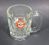 1961-1968 A & W Allen & Wright Soda Pop Beverage 4 1/4" Clear Glass Root Beer Mug - Treasure Valley Antiques & Collectibles