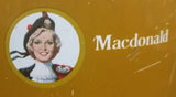 Vintage 1980s MacDonald Finest Virginia Cigarette Tobacco Export Light Tobacco Tin No Lid - Treasure Valley Antiques & Collectibles