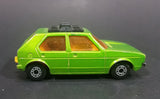 1976 Lesney Products Matchbox Lime Green Superfast No. 7 VW Volkswagen Golf Toy Car - Treasure Valley Antiques & Collectibles