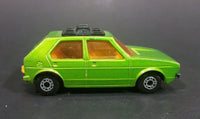 1976 Lesney Products Matchbox Lime Green Superfast No. 7 VW Volkswagen Golf Toy Car