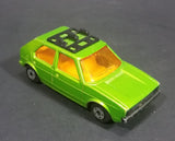 1976 Lesney Products Matchbox Lime Green Superfast No. 7 VW Volkswagen Golf Toy Car - Treasure Valley Antiques & Collectibles