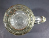 1970s A & W Allen & Wright Soda Pop Beverage Clear Glass Root Beer Mug - Treasure Valley Antiques & Collectibles