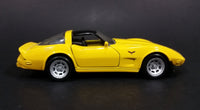 Maisto Yellow 1978 Chevy Corvette Diecast Car 1/39 Scale - Pull back Wind Up Toy - Treasure Valley Antiques & Collectibles