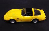 Maisto Yellow 1978 Chevy Corvette Diecast Car 1/39 Scale - Pull back Wind Up Toy - Treasure Valley Antiques & Collectibles