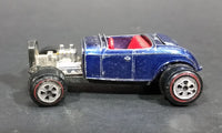 1969-70 Topper Johnny Lightning Custom '32 Ford Redlines Era Blue Die Cast Toy Car Vehicle - Treasure Valley Antiques & Collectibles