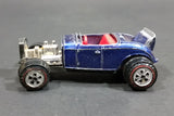 1969-70 Topper Johnny Lightning Custom '32 Ford Redlines Era Blue Die Cast Toy Car Vehicle - Treasure Valley Antiques & Collectibles