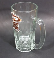 1970s A & W Root Beer Logo 6 7/8" Clear Glass Mug - Treasure Valley Antiques & Collectibles