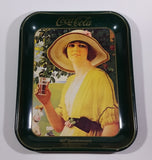 Vintage 1980 60th Anniversary of Coca-Cola in Vancouver 1920-1980 Yellow Dress Woman Official Tray - Treasure Valley Antiques & Collectibles