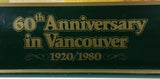 Vintage 1980 60th Anniversary of Coca-Cola in Vancouver 1920-1980 Yellow Dress Woman Official Tray - Treasure Valley Antiques & Collectibles