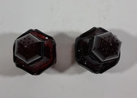 Vintage Avon Cape Cod Collection Ruby Red Salt & Pepper Shakers - Treasure Valley Antiques & Collectibles