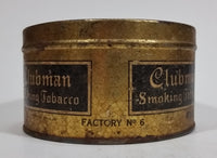 Antique Rock City Tobacco Clubman Cut Plug Smoking Pipe Tobacco Tin No Lid - Treasure Valley Antiques & Collectibles