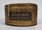 Antique Rock City Tobacco Clubman Cut Plug Smoking Pipe Tobacco Tin No Lid - Treasure Valley Antiques & Collectibles