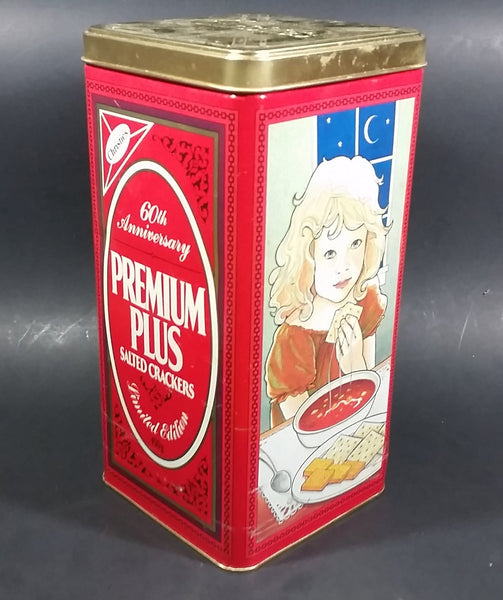 1995 Christie's 60th Anniversary Premium Plus Crackers Tin  - Nabisco Brands - Treasure Valley Antiques & Collectibles