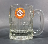 1961-1968 A & W Allen & Wright Soda Pop Beverage 4 1/4" Clear Glass Root Beer Mug