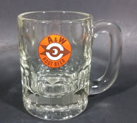 1961-1968 A & W Allen & Wright Soda Pop Beverage 4 1/4" Clear Glass Root Beer Mug - Treasure Valley Antiques & Collectibles