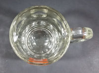 1961-1968 A & W Allen & Wright Soda Pop Beverage 4 1/4" Clear Glass Root Beer Mug - Treasure Valley Antiques & Collectibles