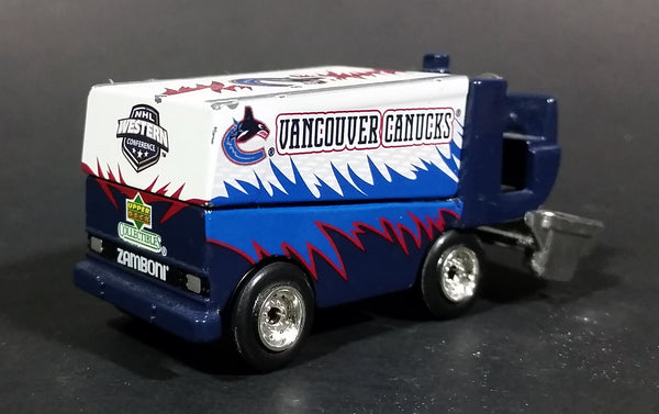 1999 Upper Deck Vancouver Canucks NHL Ice Hockey Zamboni Diecast Collectible Toy - Treasure Valley Antiques & Collectibles