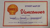 1956 Shell Street Guide and Map of Vancouver and Vicinity - Jim Menning Shell Service 41st & Dunbar - Treasure Valley Antiques & Collectibles