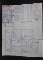 c. 1971 Fraser Valley Real Estate Board Map of The Western Portion Fraser Valley & Municipality of Langley - Treasure Valley Antiques & Collectibles