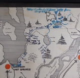 1950s 200 Miracle Miles Through The Lower Fraser Valley Tourism Pamphlet & Map - Travel Bureau of British Columbia - Treasure Valley Antiques & Collectibles