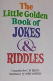 The Little Golden Book of Jokes & Riddles - Little Golden Books - 211-45 - Collectible Children's Book - "C Edition" - Treasure Valley Antiques & Collectibles