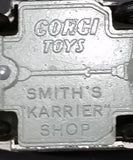 Rare 1960-1962 Corgi Toys 413 Smith's "Karrier" Shop Mobile Butchers Shop Truck Diecast Toy - Treasure Valley Antiques & Collectibles