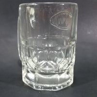 1970s-1980s A & W Allen and Wright Embossed Clear 4 1/2" Root Beer Mug - Treasure Valley Antiques & Collectibles