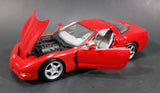 Maisto Red 1997 Chevrolet Corvette Diecast Toy Car - 1/24 Scale - Treasure Valley Antiques & Collectibles