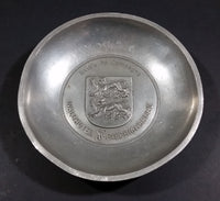 Mid-Century Germany Friedrichsruhe Waldhotel Souvenir Metal Ash Tray Dish - Treasure Valley Antiques & Collectibles