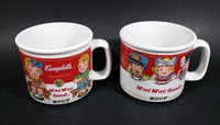 Set of 2 1997 Campbell's Soup M'm! M'm! Children Design Good Ceramic Soup Mug - Treasure Valley Antiques & Collectibles