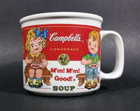 Set of 2 1997 Campbell's Soup M'm! M'm! Children Design Good Ceramic Soup Mug - Treasure Valley Antiques & Collectibles