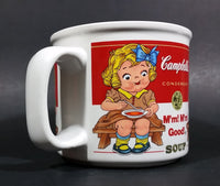 Set of 2 1997 Campbell's Soup M'm! M'm! Children Design Good Ceramic Soup Mug - Treasure Valley Antiques & Collectibles