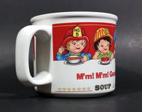 Set of 2 1997 Campbell's Soup M'm! M'm! Children Design Good Ceramic Soup Mug - Treasure Valley Antiques & Collectibles