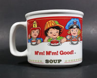 Set of 2 1997 Campbell's Soup M'm! M'm! Children Design Good Ceramic Soup Mug - Treasure Valley Antiques & Collectibles