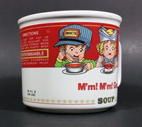 Set of 2 1997 Campbell's Soup M'm! M'm! Children Design Good Ceramic Soup Mug - Treasure Valley Antiques & Collectibles