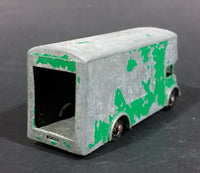 1960s Lesney Green Pickford Removal Van No. 46 - Missing Back Door - Paint Heavily Worn