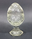 Vintage Avon Crystal Lidded Egg Candy Dish - Treasure Valley Antiques & Collectibles