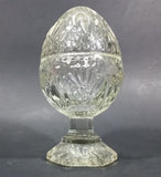 Vintage Avon Crystal Lidded Egg Candy Dish - Treasure Valley Antiques & Collectibles
