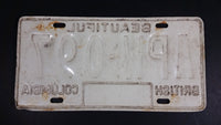 1983 Beautiful British Columbia Blue with White Letters Vehicle License Plate - Treasure Valley Antiques & Collectibles