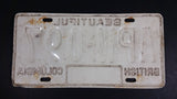 1983 Beautiful British Columbia Blue with White Letters Vehicle License Plate - Treasure Valley Antiques & Collectibles