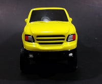 ERTL John Deere Yellow Pickup Truck with Black Flatbed Trailer Diecast Toy 1/25 Scale - Treasure Valley Antiques & Collectibles