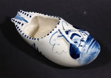 Delft Blue Style Dutch Windmill Decor Ceramic Clog Shoe Ash Tray - Treasure Valley Antiques & Collectibles