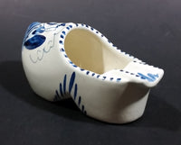 Delft Blue Style Dutch Windmill Decor Ceramic Clog Shoe Ash Tray - Treasure Valley Antiques & Collectibles