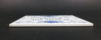Vintage MOSA Holland Delft Blue "'it bêste stik húsried is in goed wiif" Frisian Ceramic Tile - Treasure Valley Antiques & Collectibles