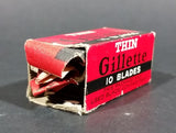 Antique Gillette Thin Disposable Blades w/ Used Blade Storage Compartment - Treasure Valley Antiques & Collectibles