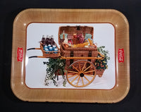 Vintage 1958 Serve Coca-Cola Coke Soda Pop Picnic Basket Food Cart Wagon Beverage Serving Tray